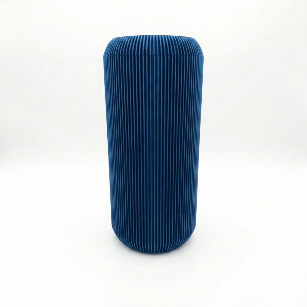 blue piggy bank side
