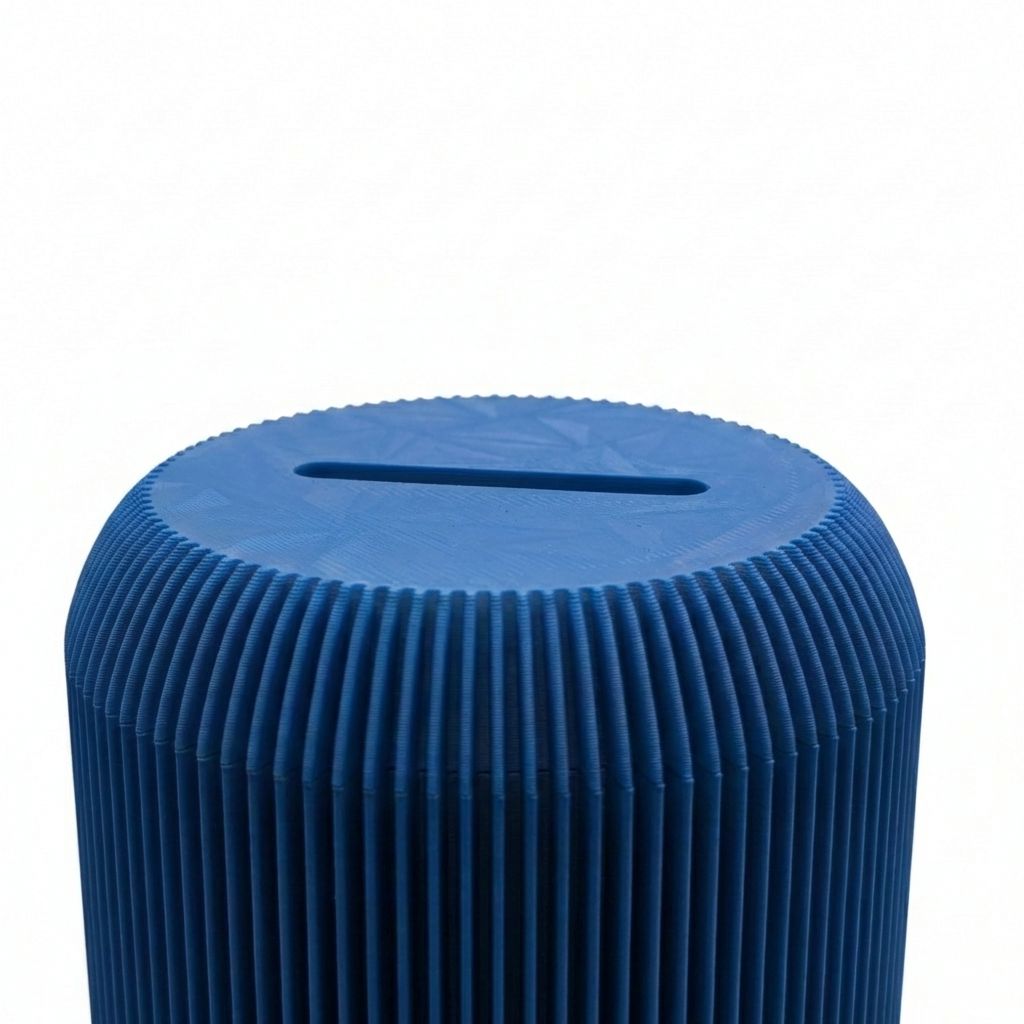 blue piggy bank top