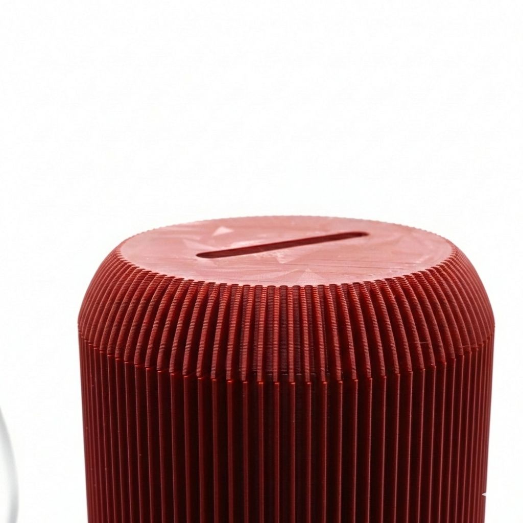 piggy bank red top